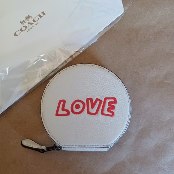 Coach Handbags - 𝅺Coach x Haring "LOVE" small coin purse, NWOT
